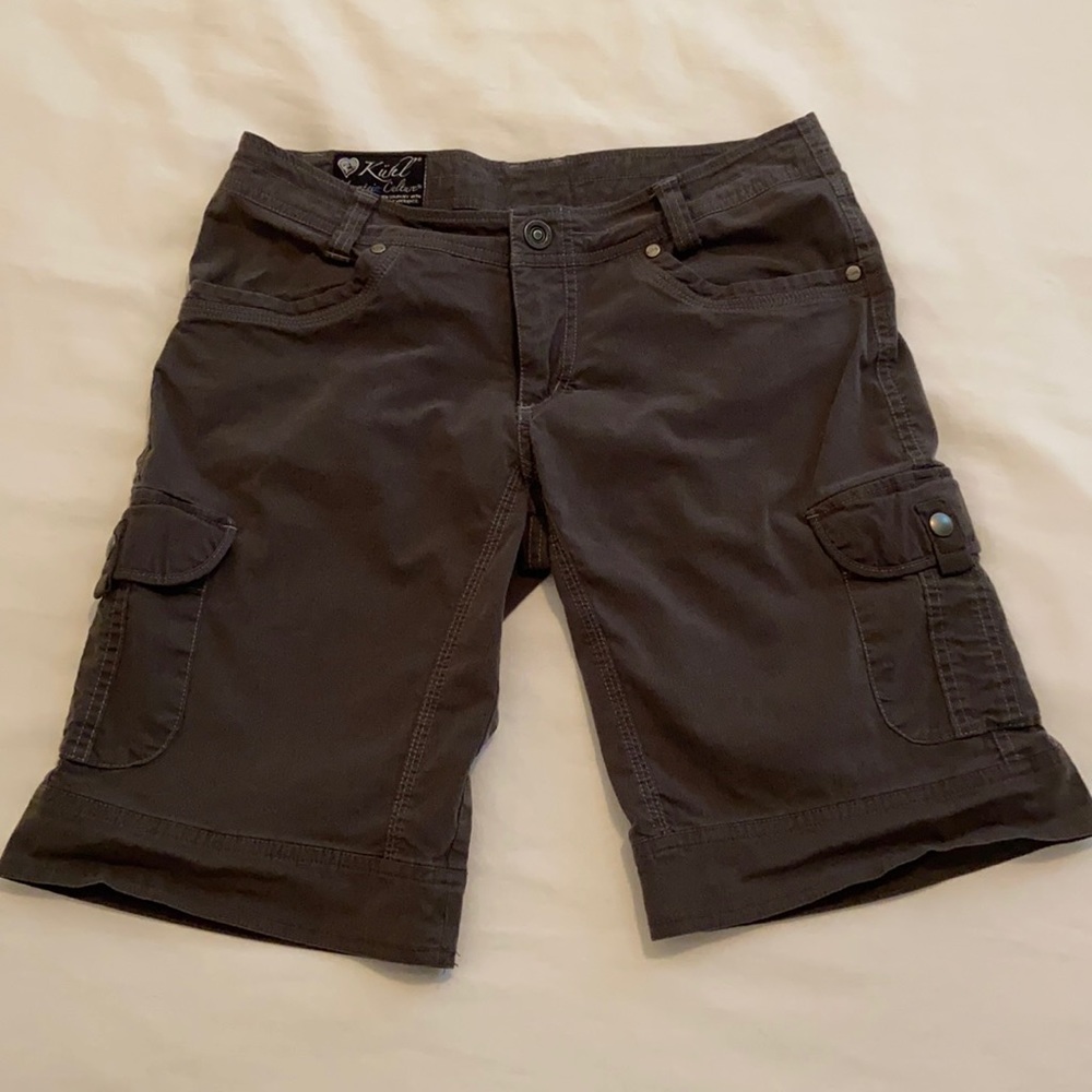 Gray walking shorts size 6 by Kühl Mountain Culture.